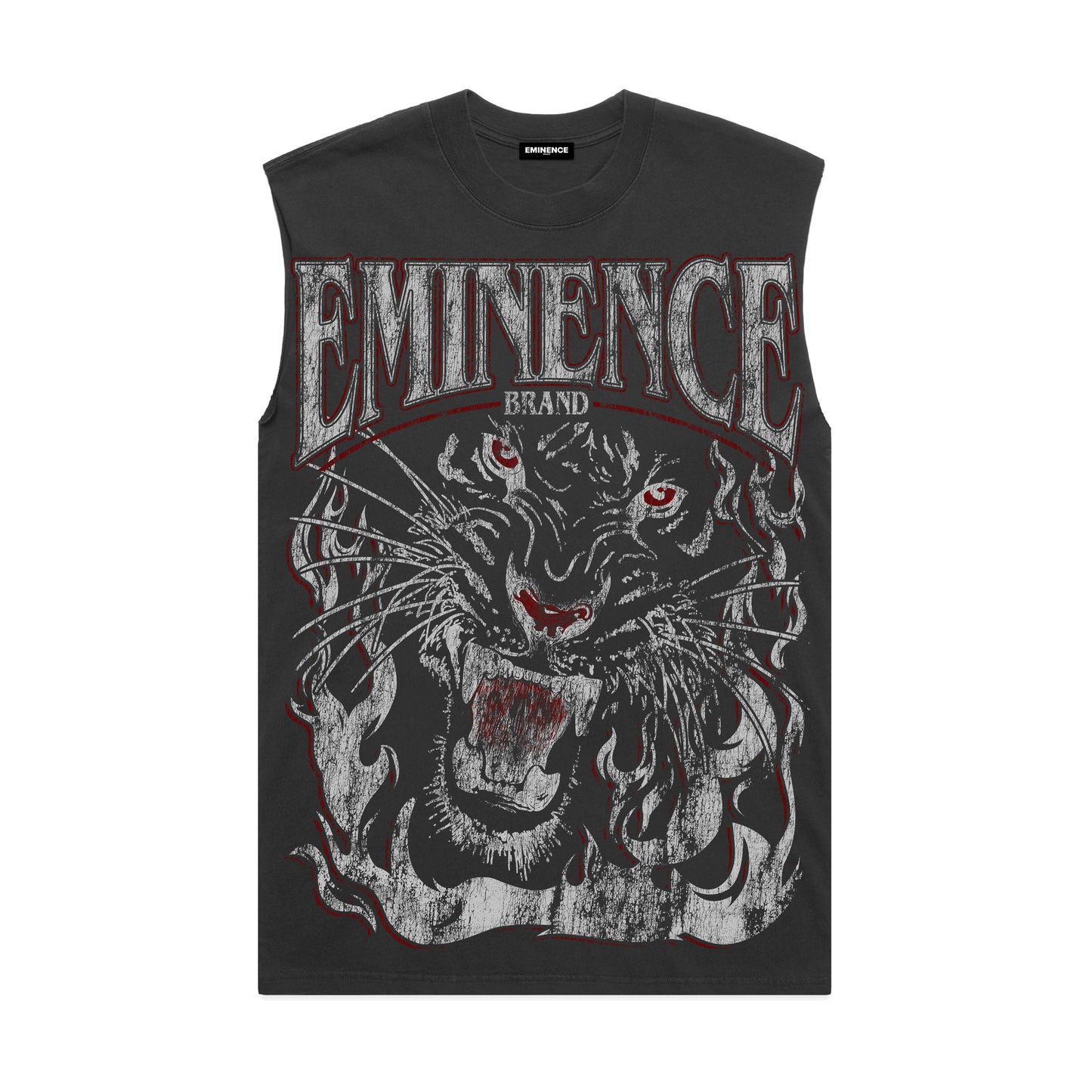 Tiger Muscle Tee Vintage Black