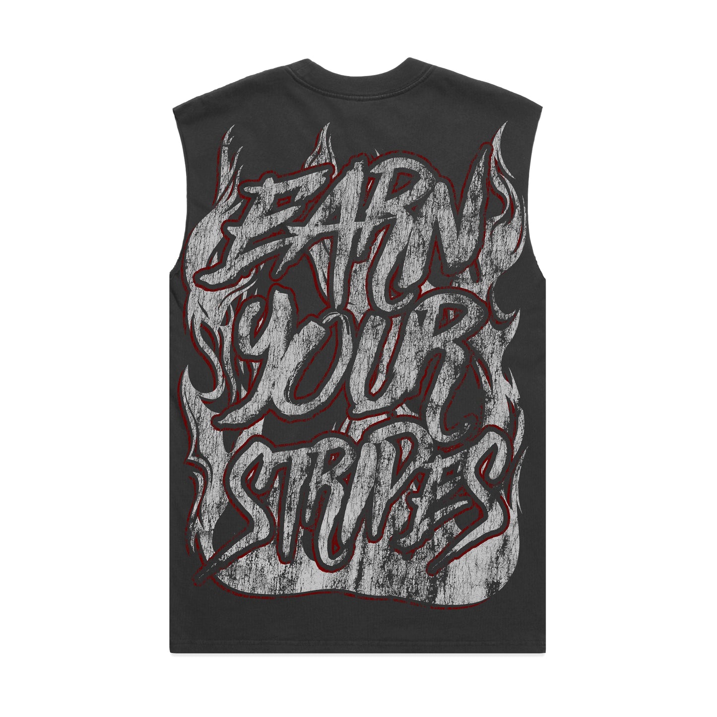 Tiger Muscle Tee Vintage Black