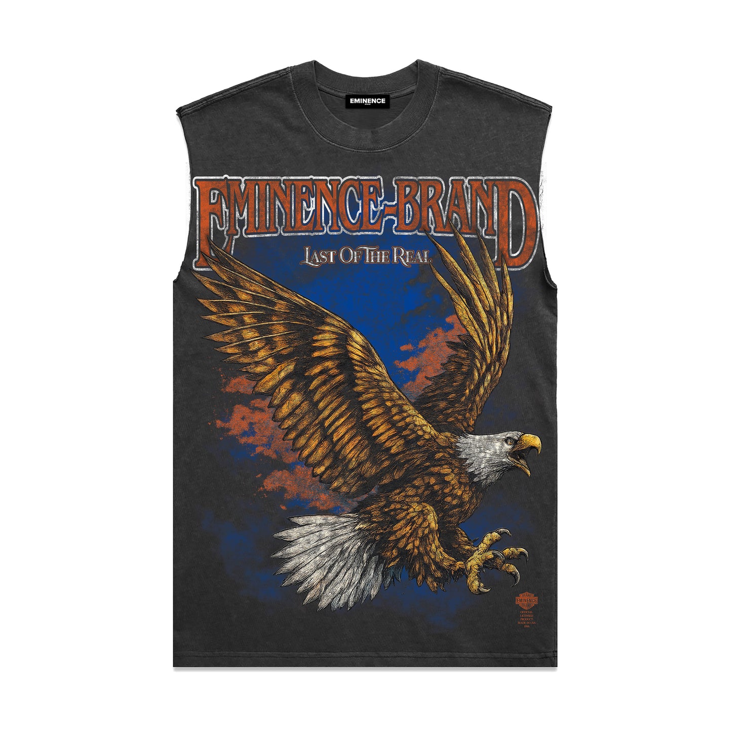 Eagle Muscle Tee Vintage Black