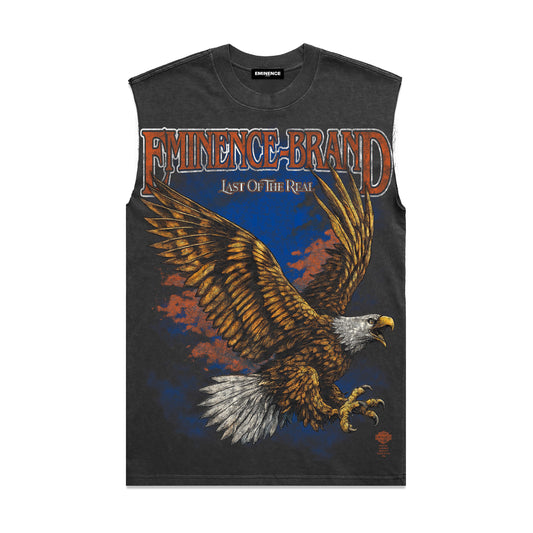 Eagle Muscle Tee Vintage Black