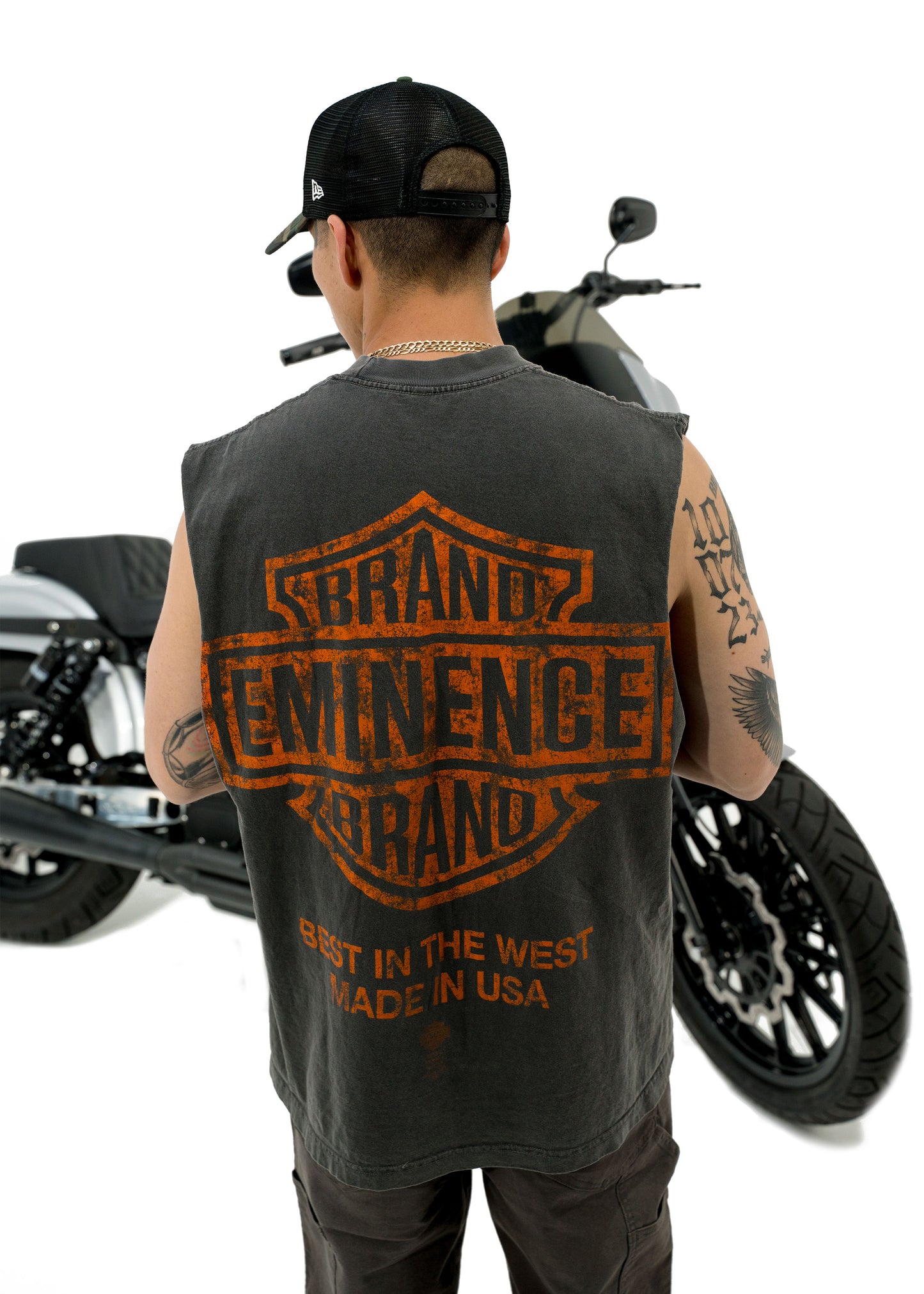 Eagle Muscle Tee Vintage Black