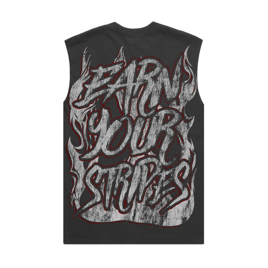 Tiger Muscle Tee Vintage Black